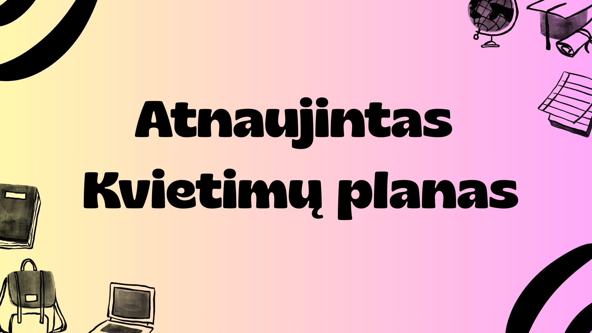 Grey Black Doodle Illustrative Group Project Presentation