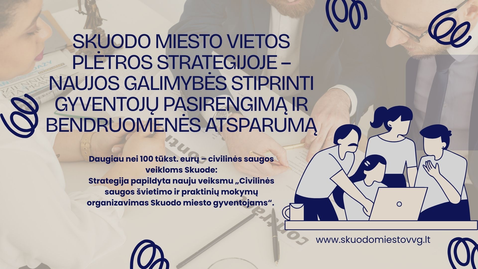 Navy and White Illustrated Business Development Presentation